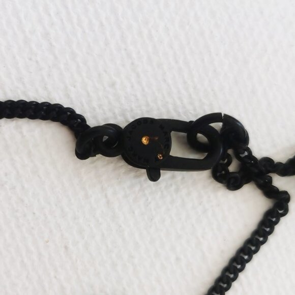 Marc by Marc Jacobs V Pendant Necklace Black - Picture 5 of 5